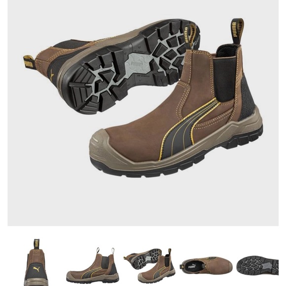 Men's Puma Safety Tanami Mid Composite Toe Waterproof Boots $79 Men’s Size 11W - Picture 12 of 14